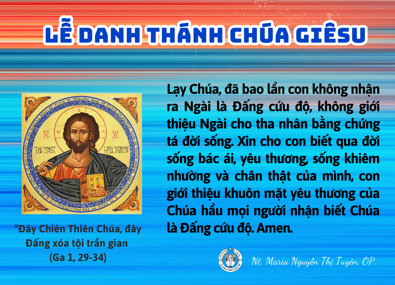 Lễ Danh Thánh Chúa Giêsu