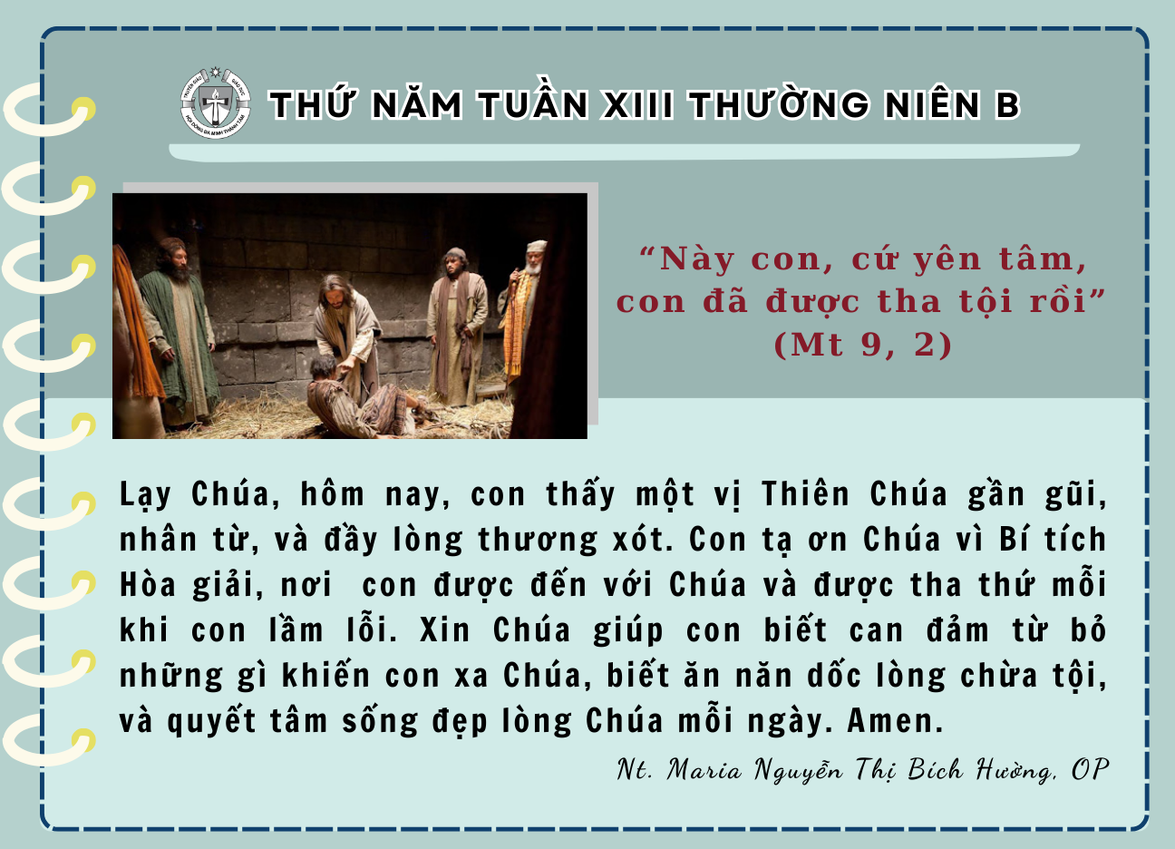 Thứ Năm tuần XIII Thường niên B