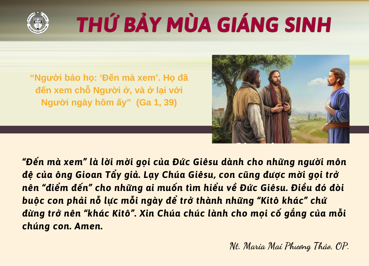 Thứ Bảy Mùa Giáng Sinh