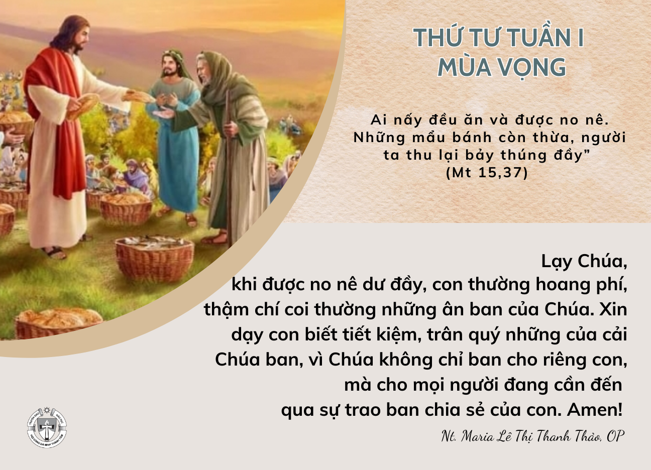 Thứ Tư Tuần I Mùa Vọng Năm C