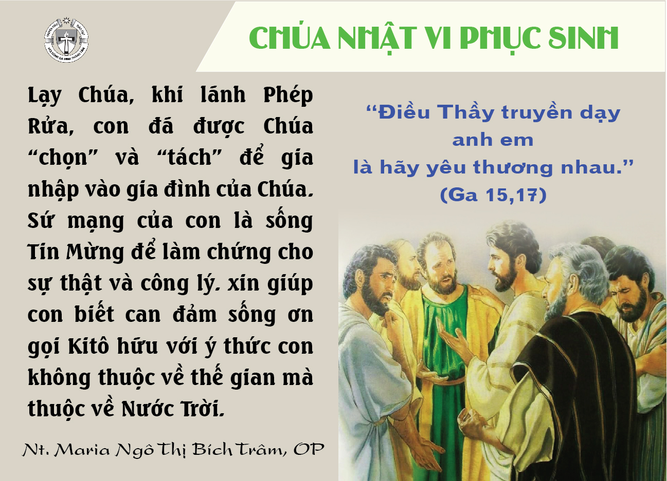 Chủ Nhật VI Phục Sinh