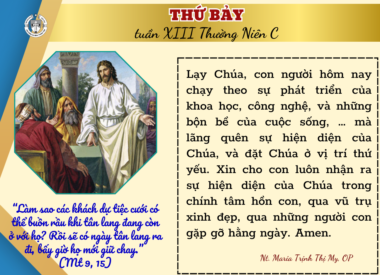 Thứ Bảy tuần XIII Thường niên