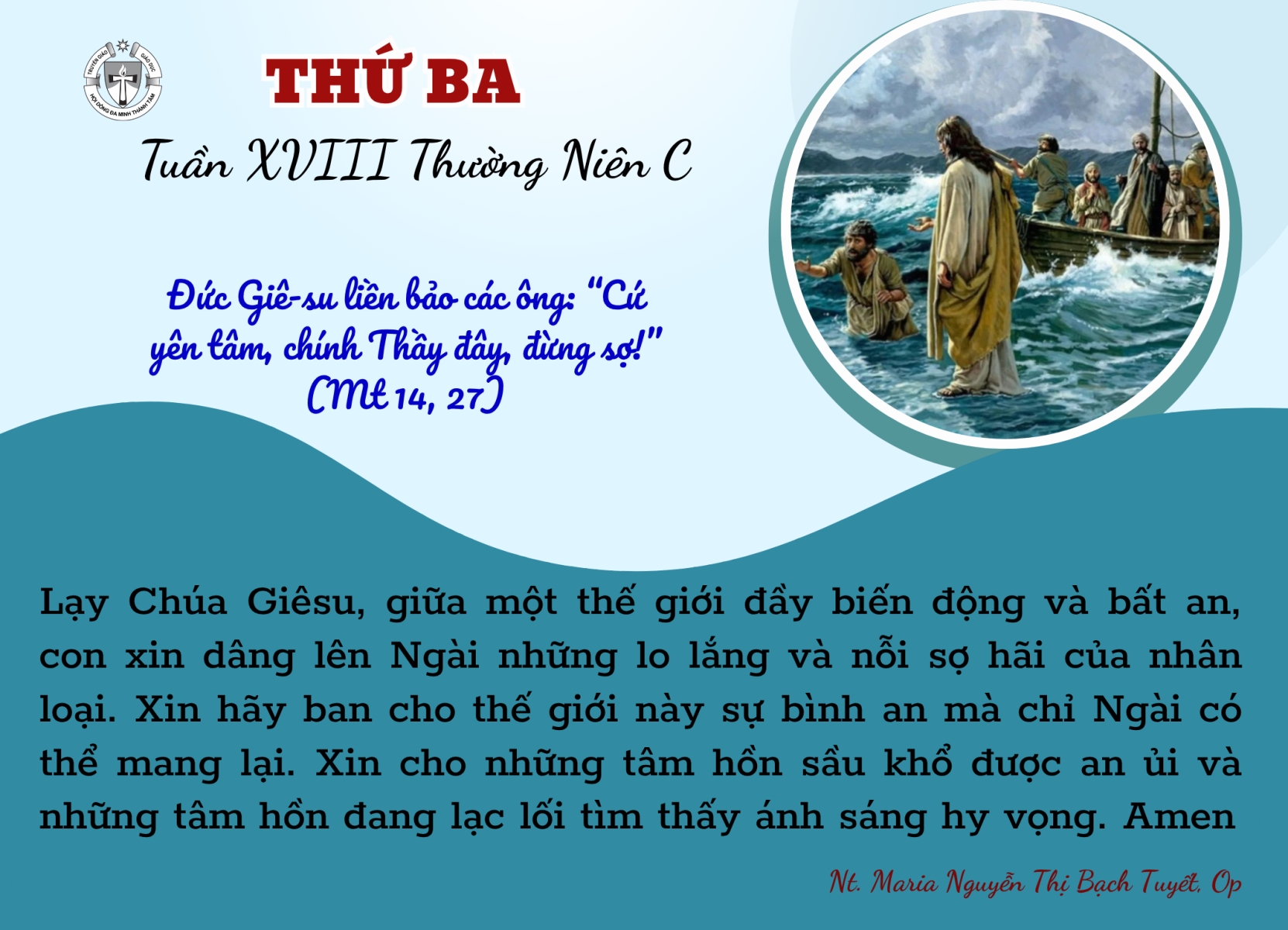 Thứ Ba tuần XVIII Thường niên