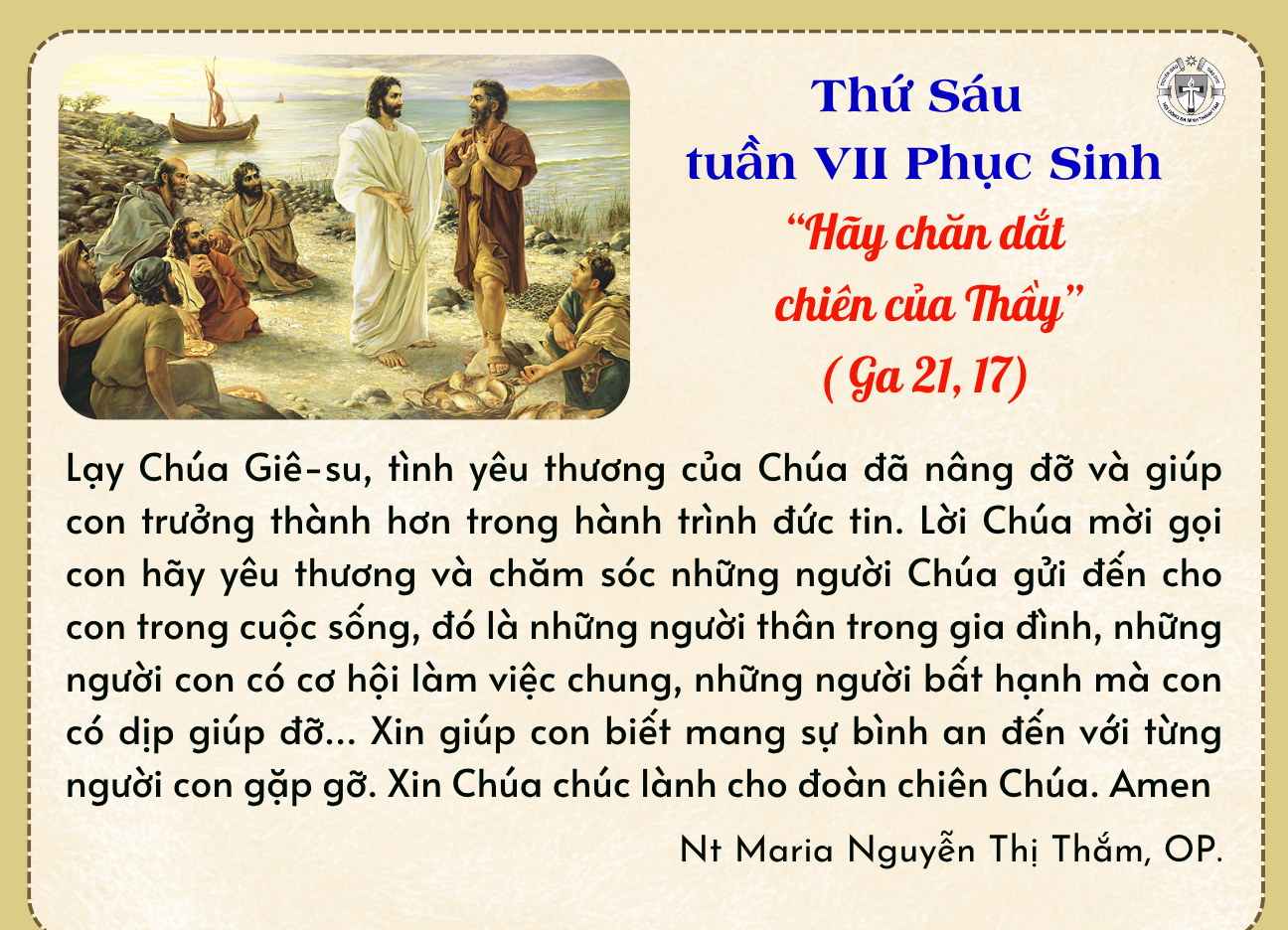 Thứ Sáu tuần VII Phục sinh