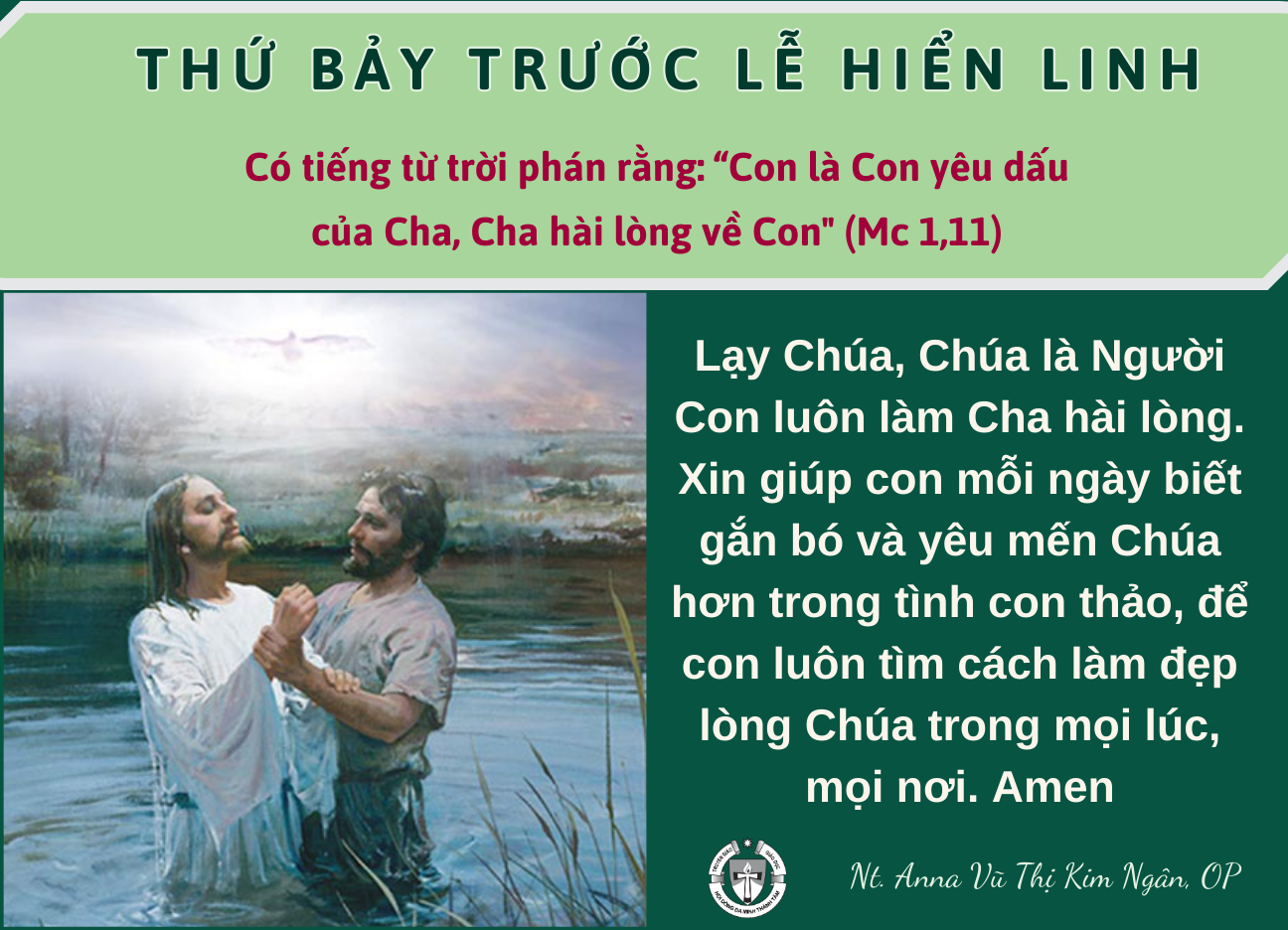 Thứ Bảy trước Lễ Hiển Linh