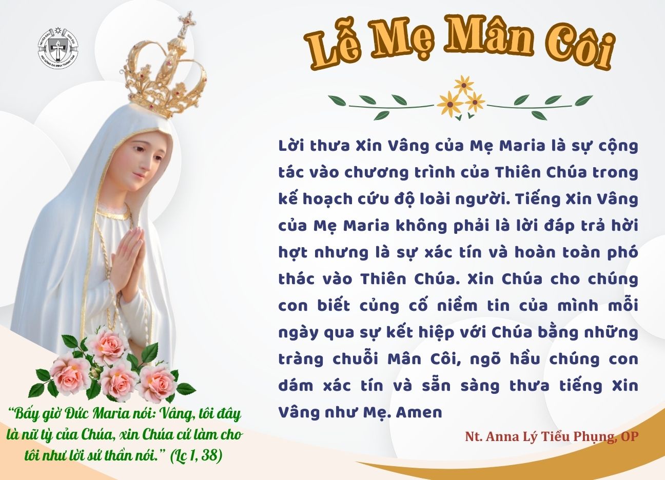 Lễ Mẹ Mân Côi