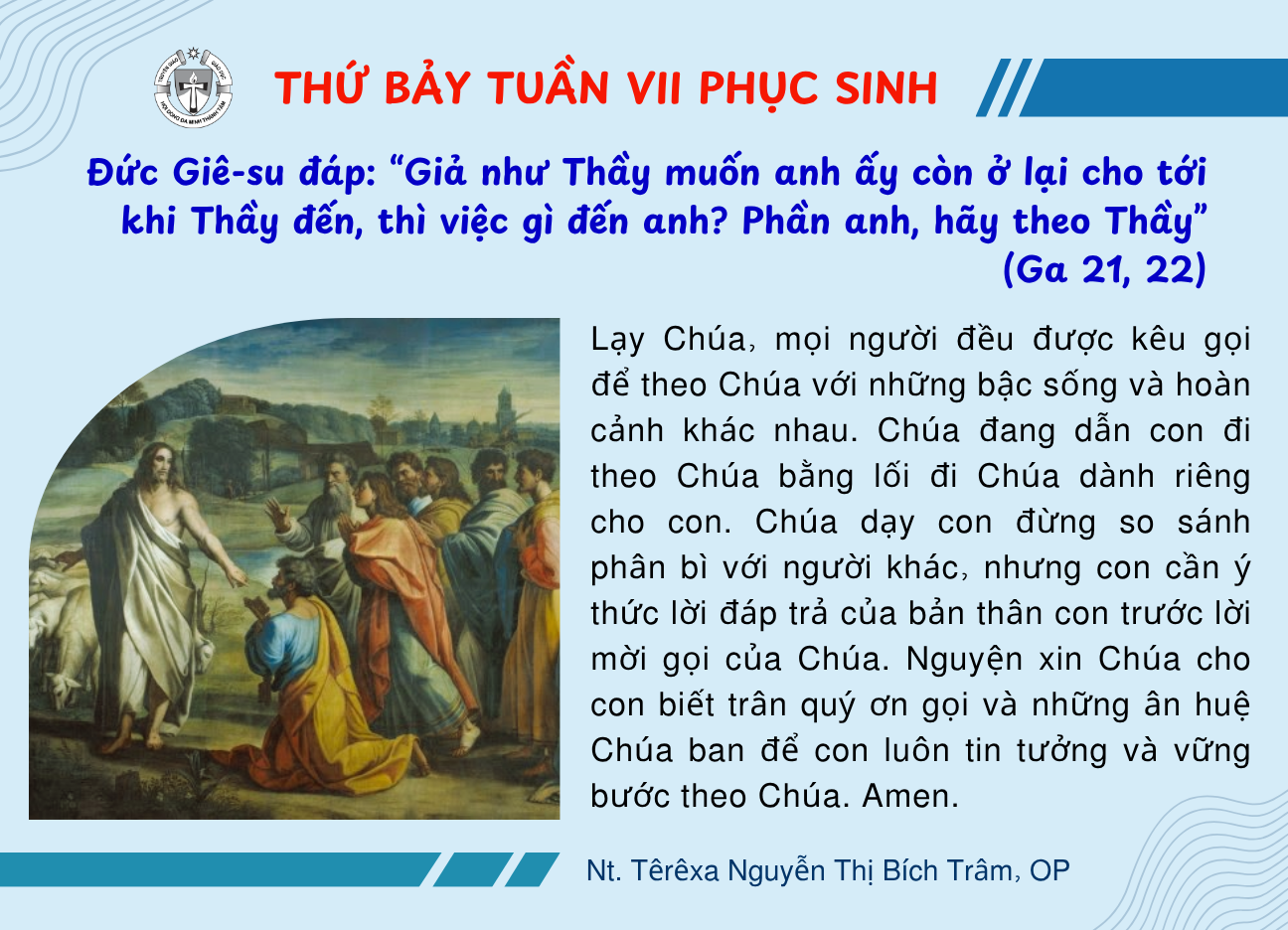 Thứ Bảy tuần VII Phục sinh