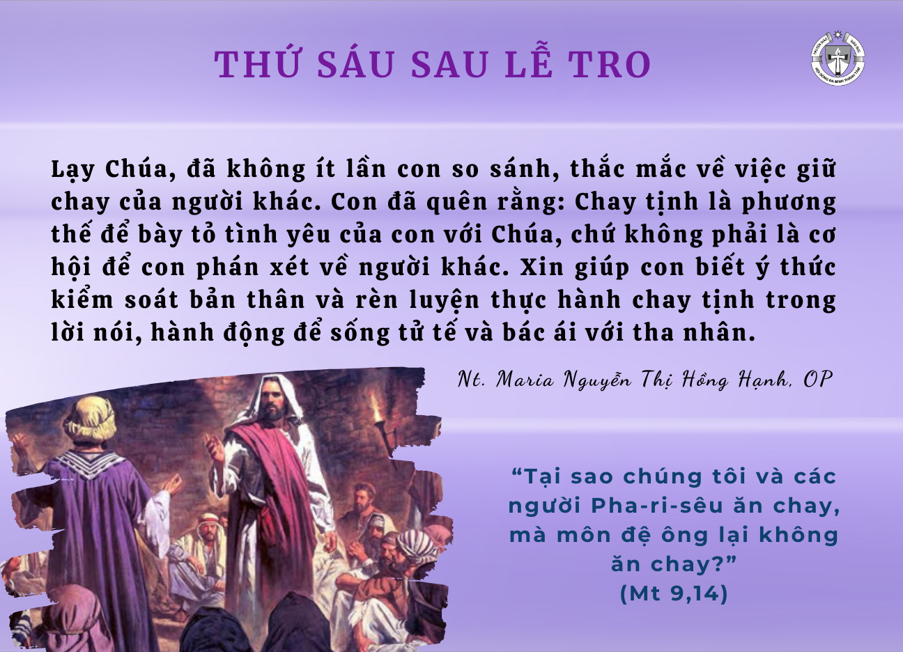 Thứ Sáu sau Lễ Tro