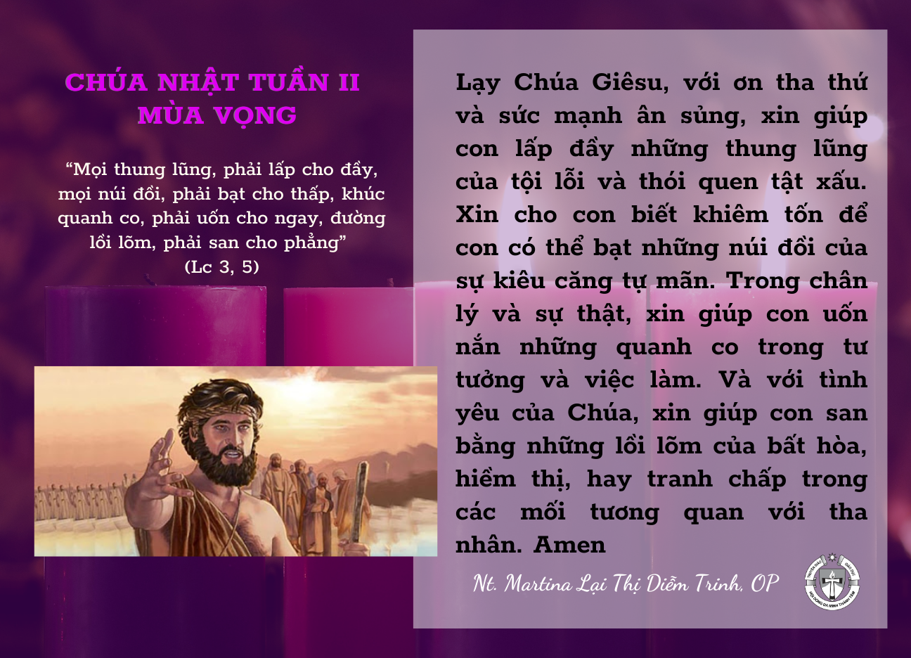 Chúa Nhật Tuần II Mùa Vọng