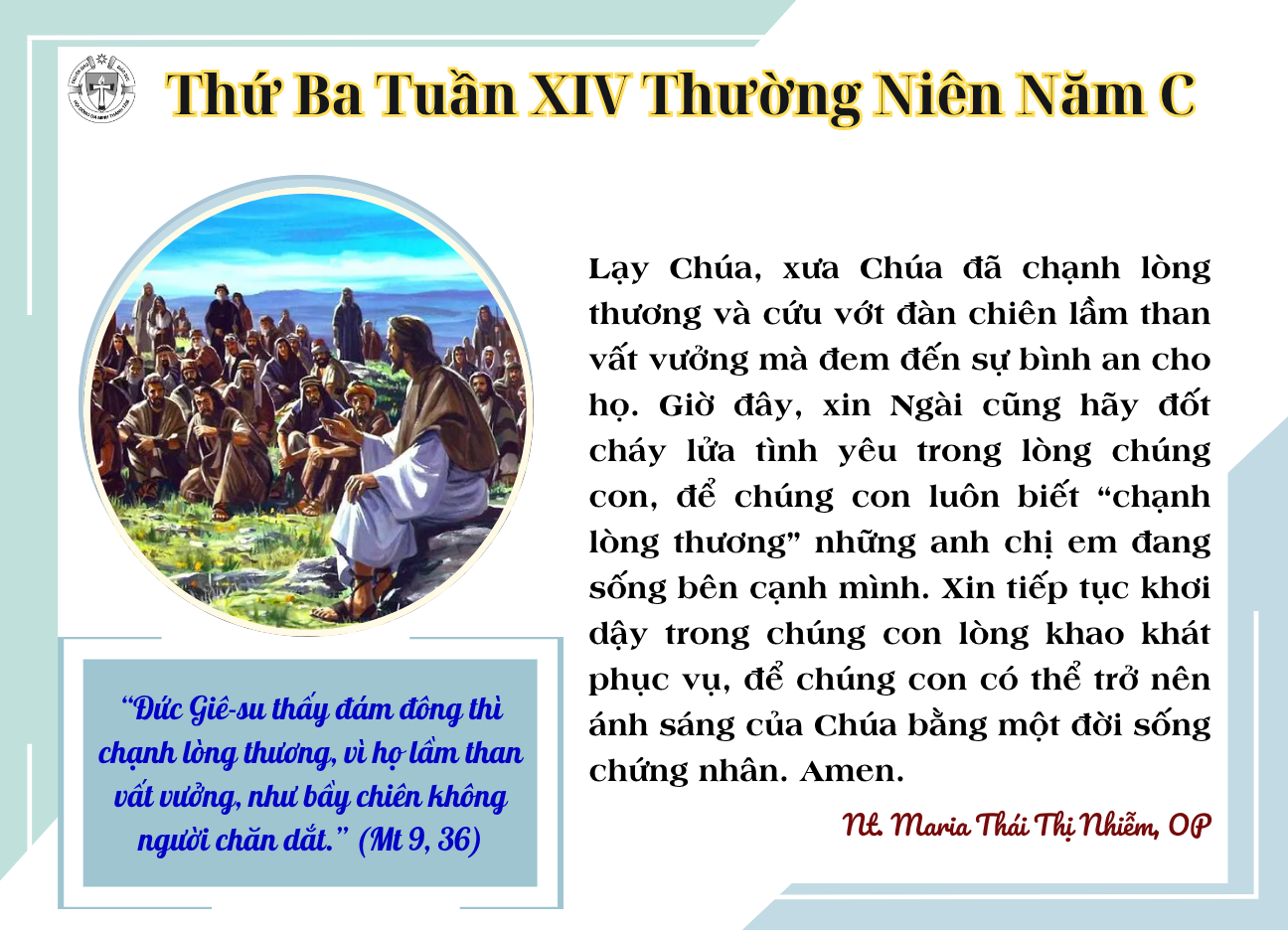 Thứ Ba tuần XIV Thường niên