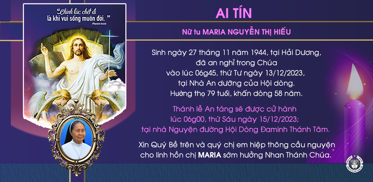 Ai Tín: Nữ tu Maria Nguyễn Thị Hiếu