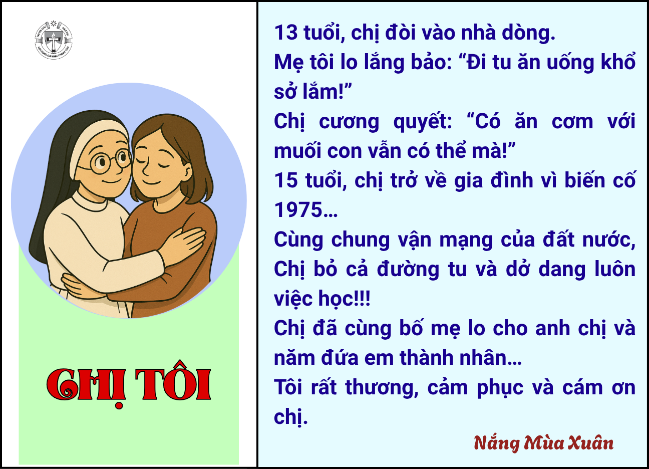 Chị tôi