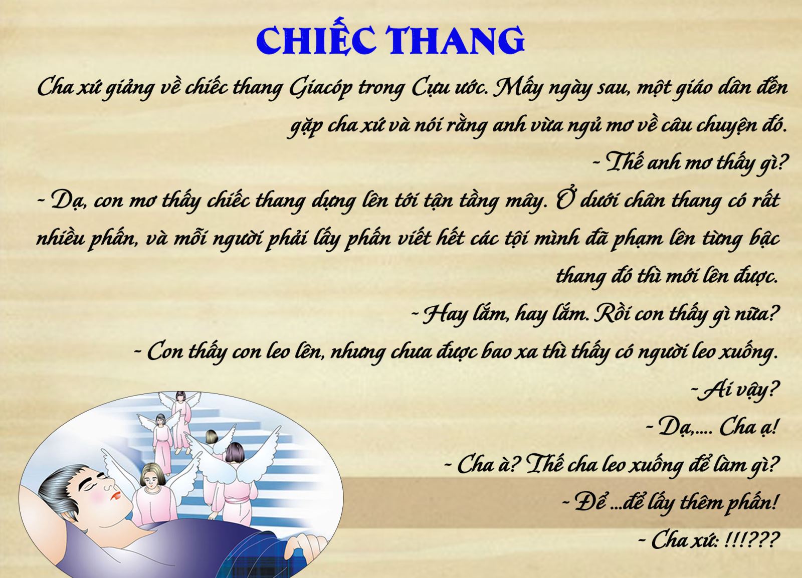 Chiếc thang