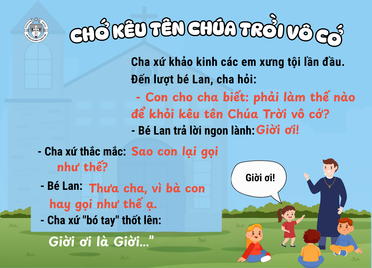Chớ kêu tên Chúa trời vô cớ