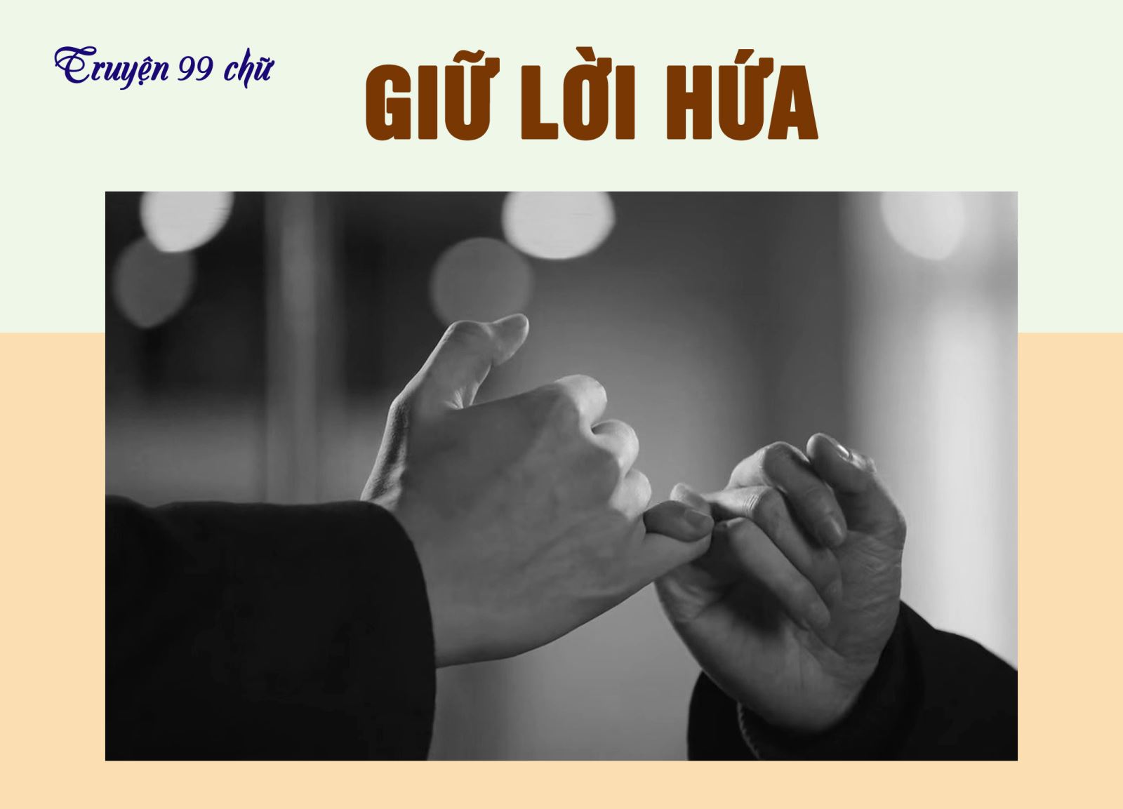 Giữ lời hứa