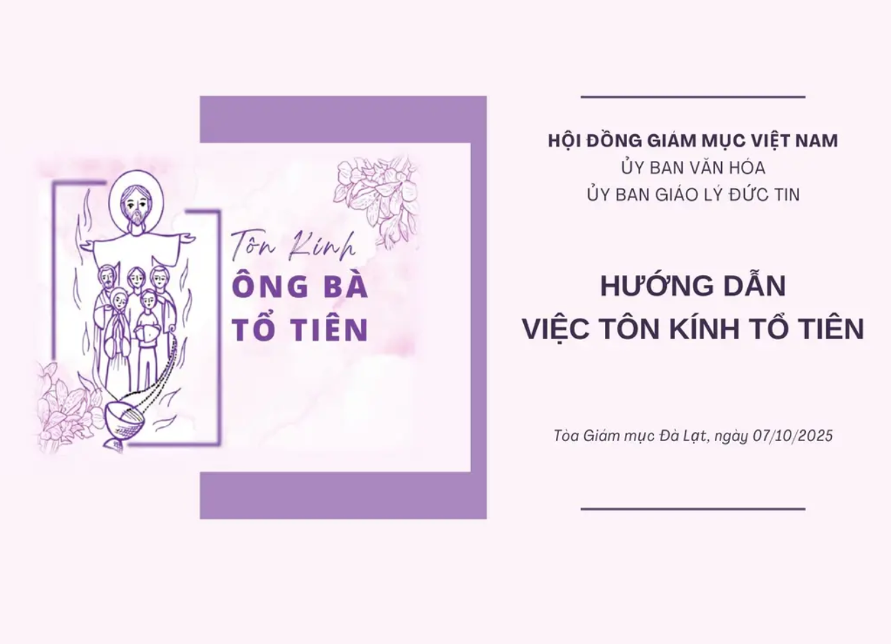 Hướng dẫn việc tôn kính tổ tiên