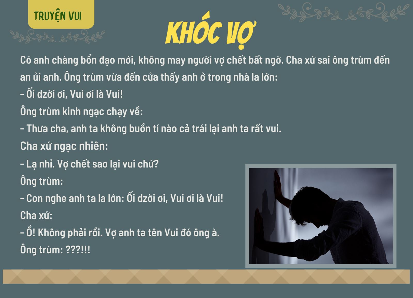 Khóc vợ