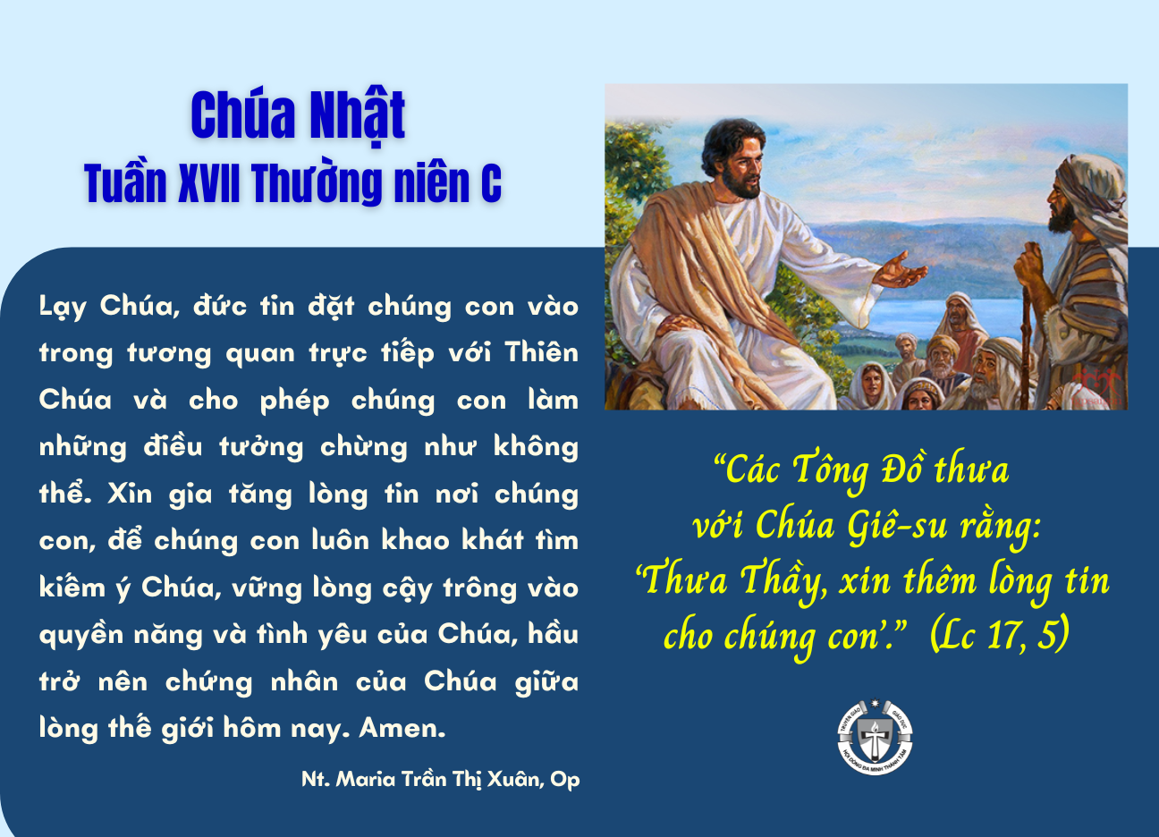 Chúa Nhật XXVII thường niên C