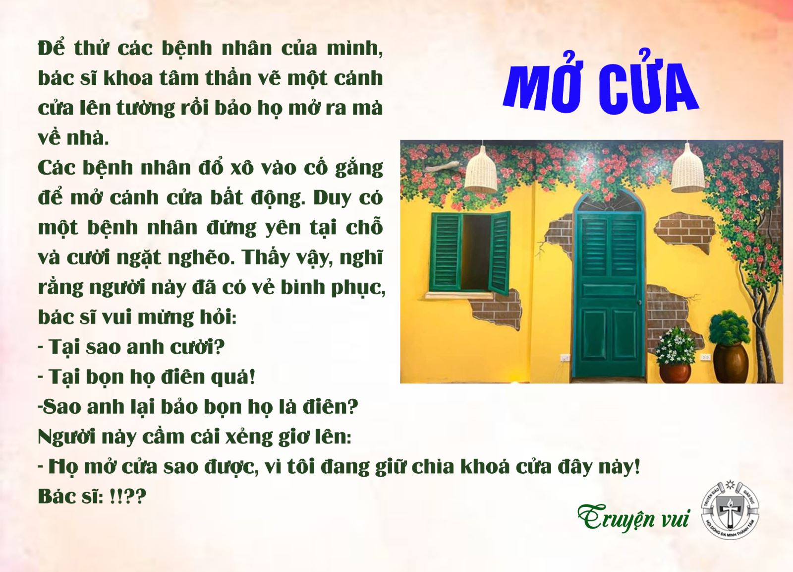 Mở cửa