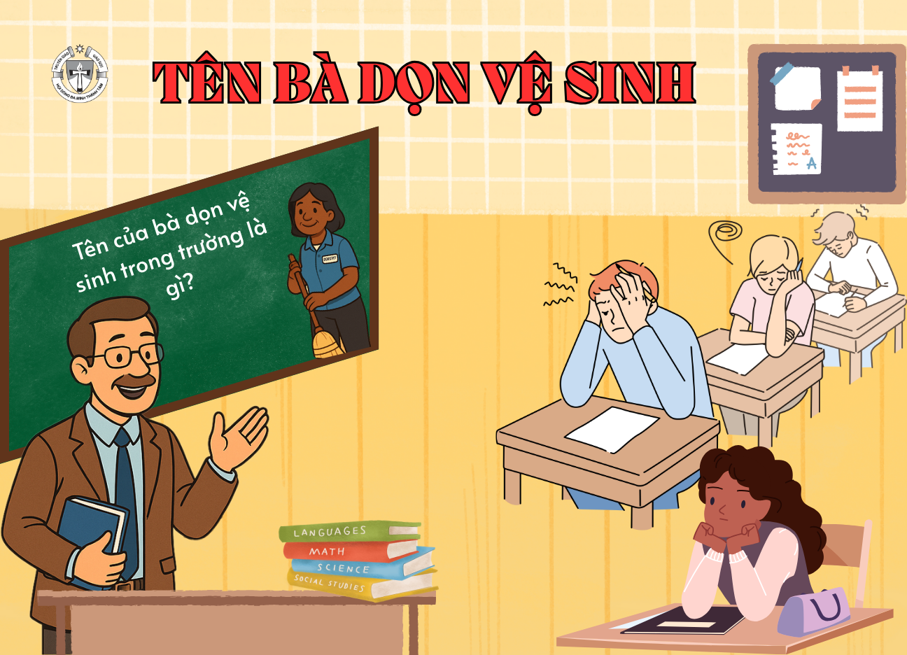 Tên bà dọn vệ sinh