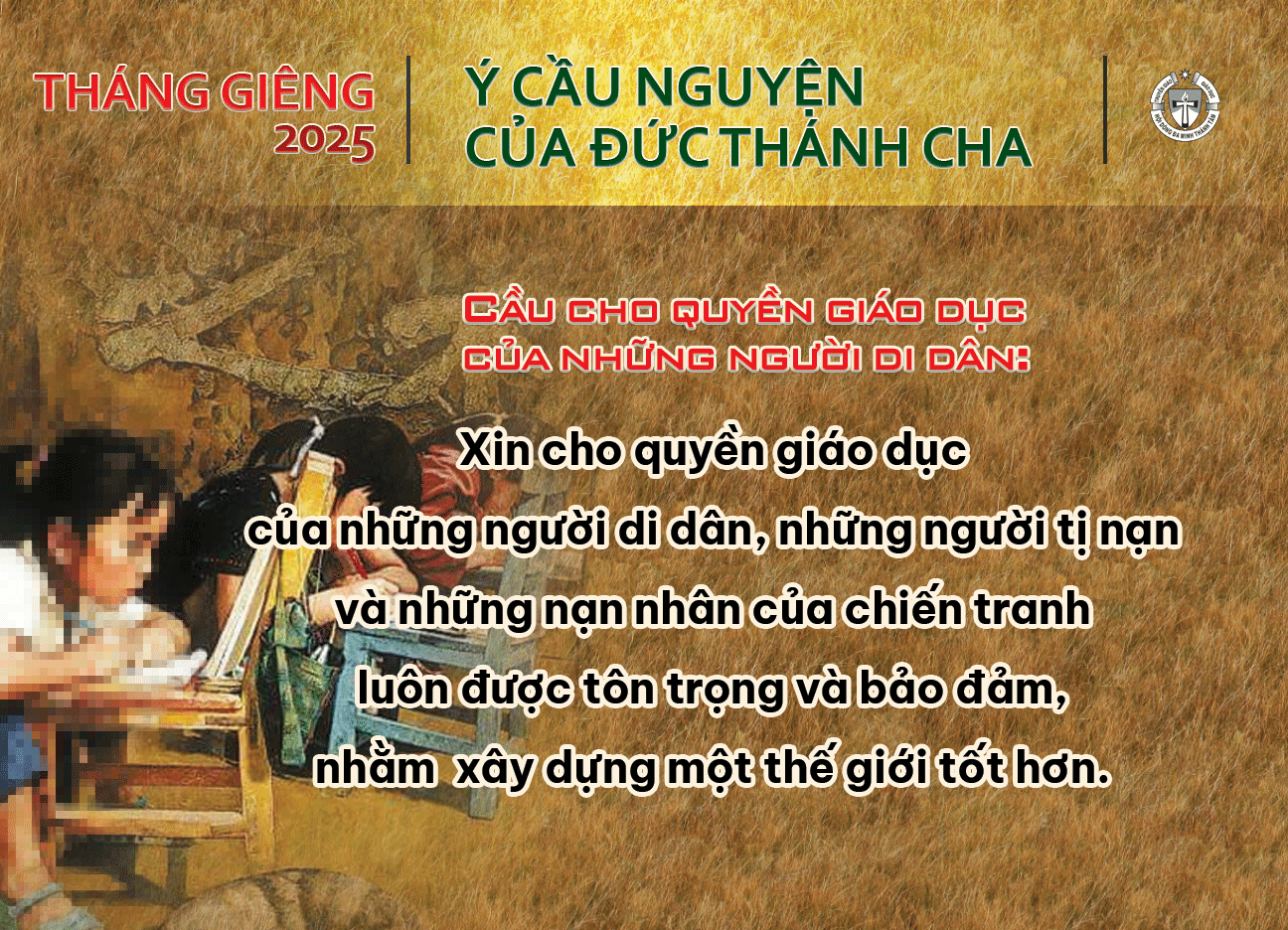 Ý cầu nguyện của Đức Thánh Cha - Tháng 01/2025