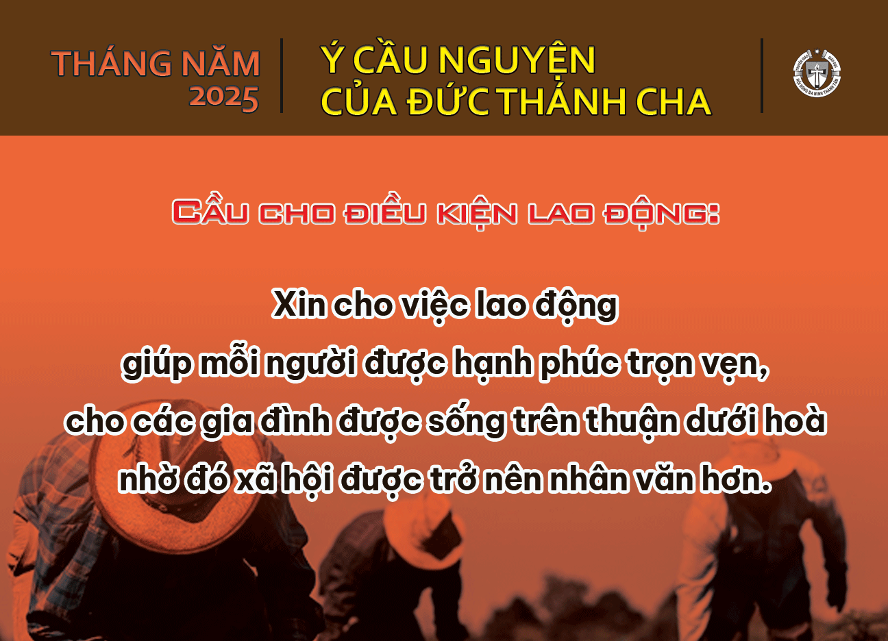 Ý cầu nguyện của Đức Thánh Cha - Tháng 05/2025
