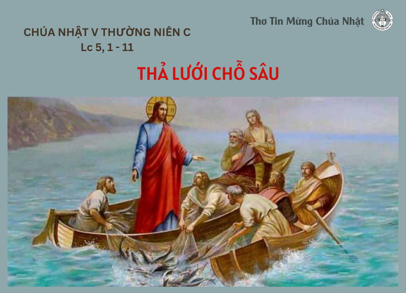 Thả lưới chỗ sâu - Chúa nhật V Thường niên C