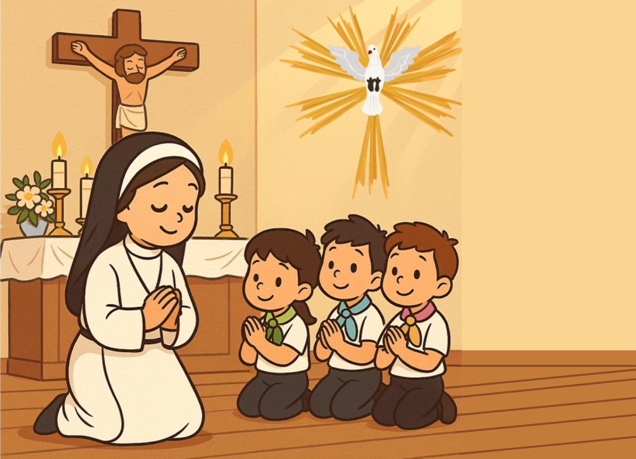 Bài hát Thiếu nhi: Xin ban Thánh Thần