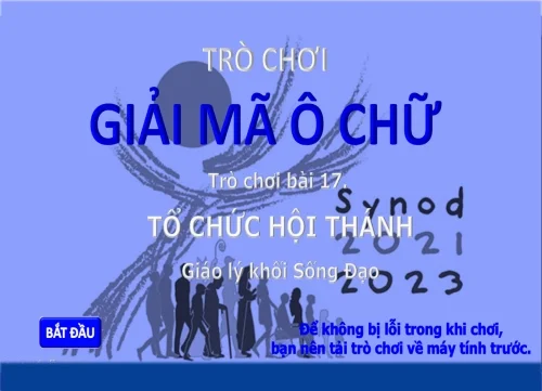 Bài 17 - Trò chơi ô chữ - Giáo lý khối Sống đạo