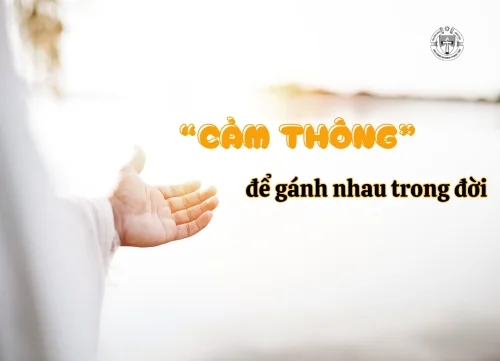 "Cảm thông" để gánh nhau trong đời
