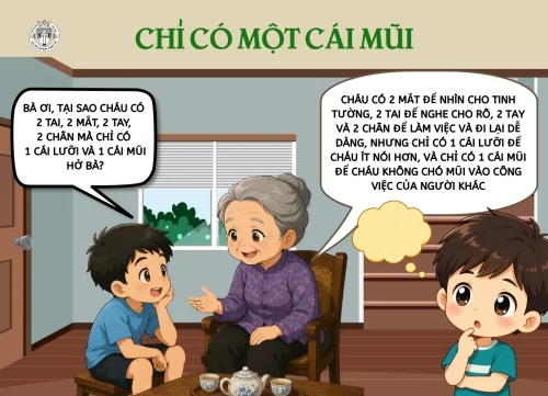 Chỉ có một cái mũi