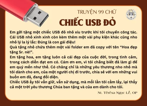 Chiếc USB đỏ