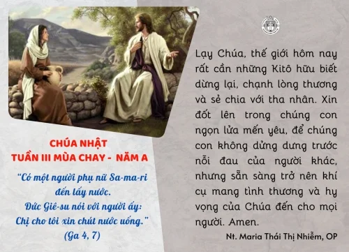 Chúa Nhật III Mùa Chay Năm A