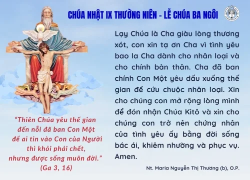 Chúa Nhật Lễ Chúa Ba Ngôi - Năm A