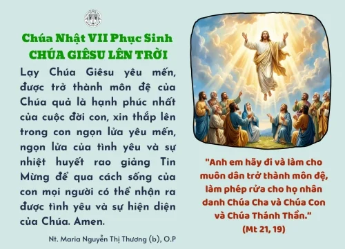 Chúa Nhật Lễ Chúa Giêsu lên trời