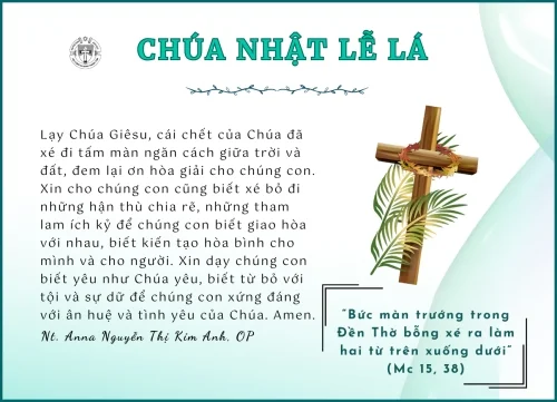 Chúa Nhật Lễ Lá