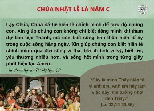Chúa Nhật Lễ Lá Năm C