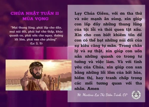 Chúa Nhật Tuần II Mùa Vọng
