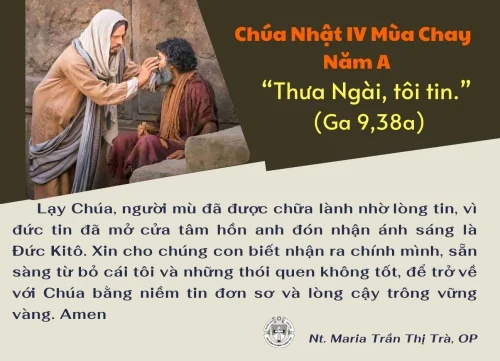 Chúa Nhật tuần IV Mùa Chay năm A