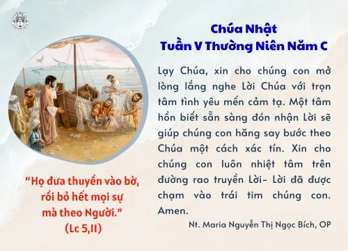 Chúa Nhật tuần V Thường niên C