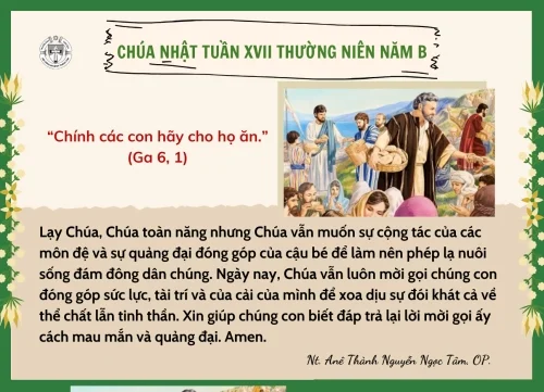 Chúa Nhật tuần XVII Thường niên B