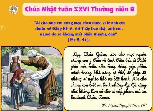 Chúa Nhật Tuần XXVI Thường Niên B