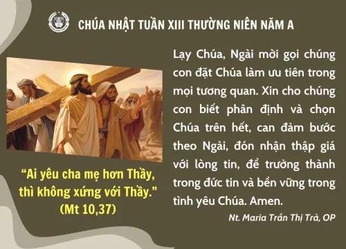 Chúa Nhật XIII Thường niên A