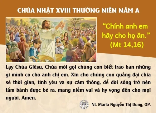 Chúa Nhật XVIII Thường niên A