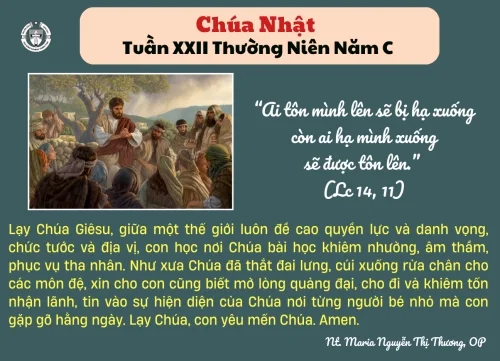 Chúa Nhật XXII Thường Niên C