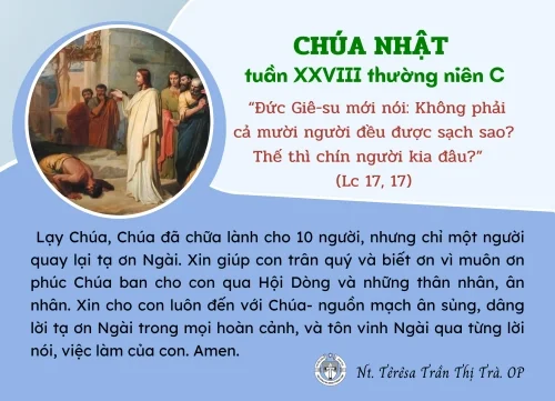 Chúa Nhật XXVIII thường niên C
