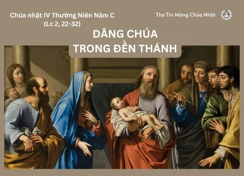 Dâng Chúa trong Đền thánh