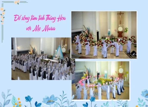 Để sống tâm tình tháng hoa với Mẹ