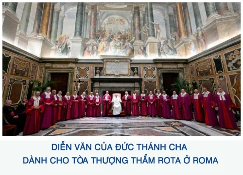 Diễn Văn của Đức Thánh Cha Dành cho Tòa Thượng Thẩm Rota ở Roma