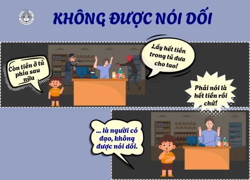 Không được nói dối